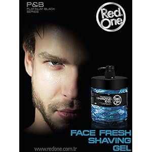 Redone Shaving Gel Face Fresh 1000 ml | Shaving Gel Transparent Men | No Foam | Ideal for Contours - Image 2