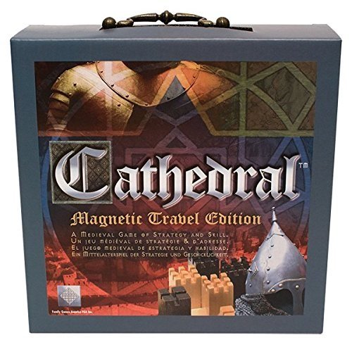 Family Games 605, Cathedral Magnetic Travel, Gioco Da Tavolo Strategico per 2 Giocatori, Multicolore