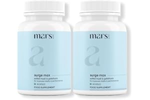 mars by GHC Surgemax Capsules : Powered with Shilajit, Goksura and Safed musli (60N) - Pack of 2 | Pure and Natural | Overall Well Being