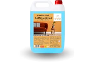 PROQUIMAR – Quitamanchas Profesional para Tapicerías, Alfombras y Telas – Limpieza Eficaz de Manchas Difíciles – Ideal para Hogar, Coches y Muebles – Garrafa de 5L