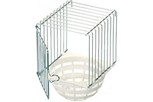 Yoeyang Vogelhaus für Kanarienvogel, Braun, Grün, Eisen und Kunststoff, 12 x 10 cm, 17 kg