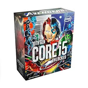 Intel Core i5-10600K Desktop Processorfeaturing Marvel's Avengers Collector's Edition Packaging 6 Cores up to 4.8 GHz Unlocked LGA1200 (Intel 400 Series chipset) 125W
