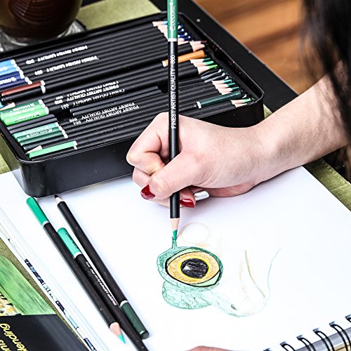 Colore Buntstifte – 72 Premium-Farbstifte, vorgespitzt fürs Zeichnen und für Malvorlagen – Super Zubehör für den Kunstunterricht, für Kinder & Erwachsene, für Malbücher – 72 Farben - 4
