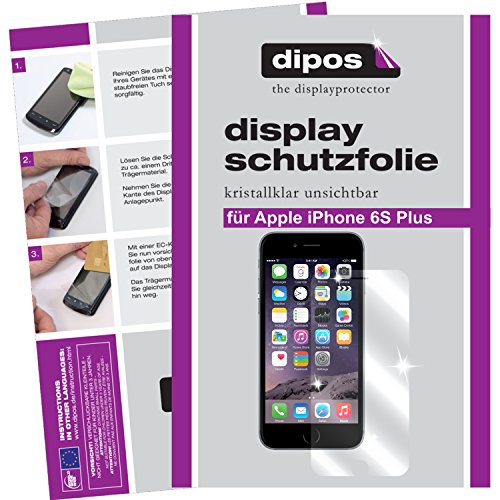 6x dipos Schutzfolie Apple iPhone 6S Plus Displayschutzfolie klar - 2
