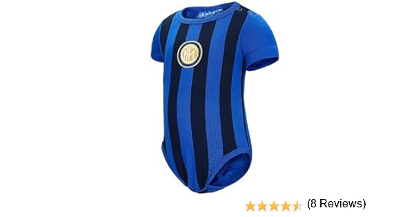 Body Neonato Inter Nero Azzurro Ufficiale Fc Internazionale Ps