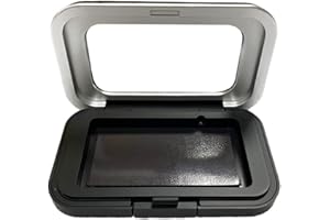 ARVALOLET Magnetic Needle Case Portable Sewing Needle Box Household Black Sewing Needles Holder DIY Sewing Stitching Pin Storage Box Needle Storage Holder Case Organizer for Cross Stitch