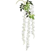 Nettenevime Yapay &Ccedil;i&ccedil;ek Sarkan 3 Dallı Akasya 90cm BEYAZ