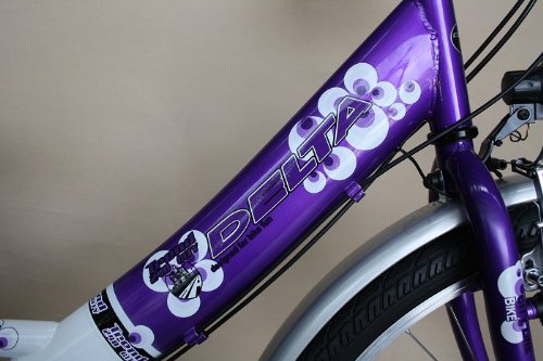 26 Zoll Fahrrad 18 Gang Shimano Kettenschaltung StVZO Lila mit ALUFELGEN - 2