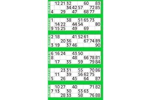 BINGO HOUSE Thomas & Anca Club Supplies Ltd 12000 12 to View Bingo Flyers Bingo Tickets (Green)