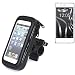Produktbild Für BQ Readers Aquaris X5 Plus Fahrrad Halterung Handy Halterung Lenkstange Fahrrad Halter Motorrad Bike mount Smartphone Halter für BQ Readers Aquaris X5 Plus Wasserabweisend, regensicher, spritzwasserdicht - K-S-Trade(TM)