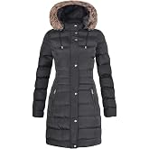 Tellrain Women's Winter Puffer Coat - Thick Quilted Hooded Jacket