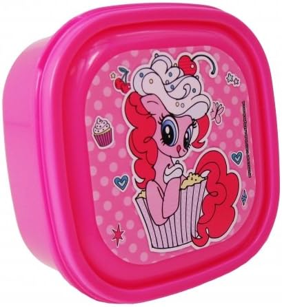 Childrens Kids Girls Boys Hard Lunch Box Food Container Sandwich Carrier Snack (My little Pony)