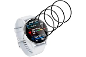 Banuyaw 4 Stück Schutzfolie für Garmin Venu 3 Folie, Schutzglas für Soft TPU Displayschutz Garmin Venu 3 Panzer Schutz Folie, Blasenfrei Panzerfolie
