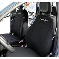 Coprisedili Anteriori Fiat Panda 2012 - Italfodere In Cotone, Nero, Facili Da Installare - Foto 3