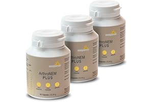 WELLPURSAN GMBH Wellpursan ArthroNem Plus - 270 Gelenkkapseln zur Unterstützung bei Arthrose & Gelenkschmerzen, Gelenk-Komplex mit MSM & Vitamin C, Nahrungsergänzung für Gelenke und Knorpel