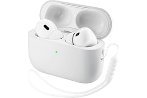 ORNARTO Cover per AirPods Pro 3 (2025), Custodia Compatibile con AirPods 3 Gen in Silicone Liquido Premium (Interno Rigido Indeformabile),con Cordino e Strumento di Rimozione,Bianco