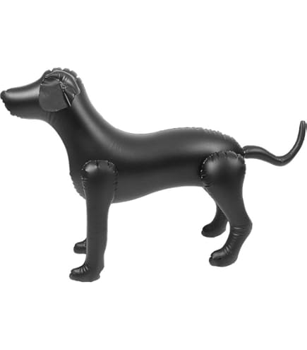 Manichino Cane Croci Taglia XS - Per Esposizione Abbigliamento, Dorso 25cm, Tessuto Nero - Foto 8