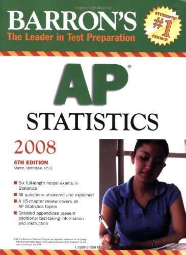 Barron's AP Statistics by Martin Sternstein Ph.D. (2007-09-01)