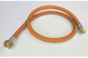 ZaTeChS Propan Butan gasslang 150cm (1,5m) | 30 Bar | Ø6,3mm | 21,8" - 1/4" Inches LKS Anschluß