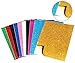 Abaj Self Adhesive Easy To Peel Off Glitter Eva Foam Sheets, A4 Size, Pack Of 10 (Assorted Colors) RS.199.00
