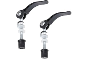 ZEEPIN Lot de 2 colliers de serrage en alliage d'aluminium pour tige de selle de vélo à libération rapide