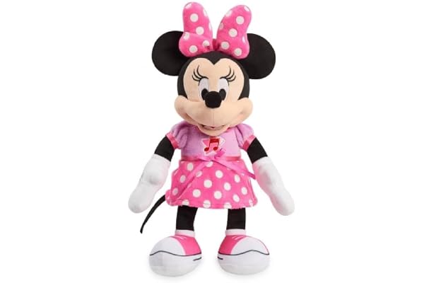 Disney Minnie, Minnie Peluche Musicale, avec Fonctions Sonores et Lumineuses, 30 cm, Jouet pour Enfants dès 3 Ans, GIOCHI PREZIOSI, MCN21