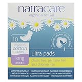 PACK OF 3 Natracare Organic Cotton Ultra Pad With Wings Long