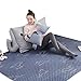 Produktbild Krabbeldecken Blaue Baumwolle einfarbig Haushalt Tatami Crawler Pad Maschine kann gewaschen Werden (Color : Blue, Size : 50 * 150cm)