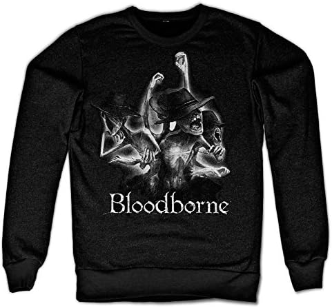 Bloodborne Sweatshirt Bloodborne Tophat new Official Mens Black S