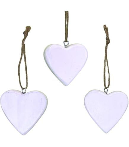 4 Pz Ciondoli CUORE INTARSIATO Azzurro - Lucite - 4,8 Cm - Material... | Su - Foto 3