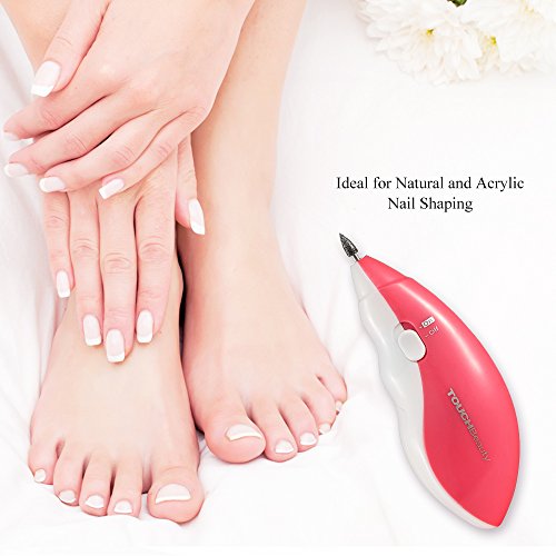 TOUCHBeauty TB-0602A Maniküre-Pediküre-Set mit 5 Aufsätzen Elektrische Nagelfeile mit Aufbewahrungsbox - 5