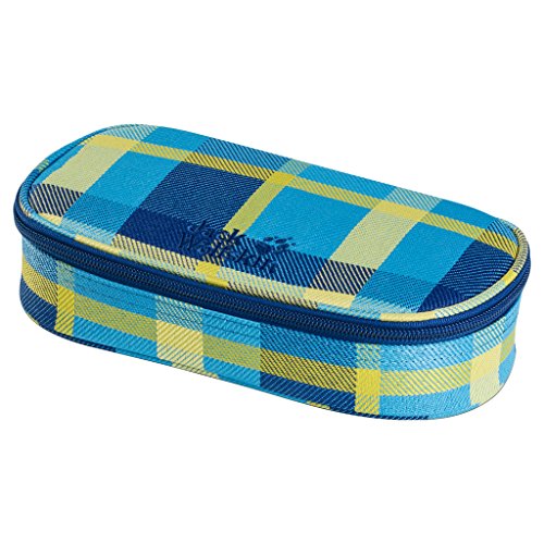 Preisvergleich Produktbild Jack Wolfskin Family Schoolbags Stifteetui Triangle Box 7952 blue woven check