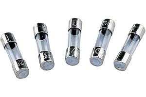 HELLS DESIGN Pack 5 Fusibles 12V Verre Moto/Trike (15 Ampères)