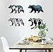 Produktbild QTXINGMU Polar Bear Wall Sticker Modernen Nordischen Umweltfreundliche Abnehmbare Wand Aufkleber