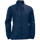 Joma Women's Waterproof Raincoat, Windbreaker with Hood and Pockets, Rain