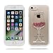Produktbild MZBaoLingMeiDongEU iPhone 6S Plus Hülle, Crystal Clear Soft Flexible TPU Hülle mit 3D Flowing Liquid Kreative Bling Glitter Stars Rotweinglas Design für iPhone 6 Plus 5.5"- Rosengold