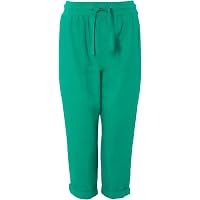 Mu0026Co Petite Linen Trousers - Cropped Lightweight Pants with Elastic  Waistband - Relaxed Trouser for Women Green 18 : Amazon.co.uk: Fashion