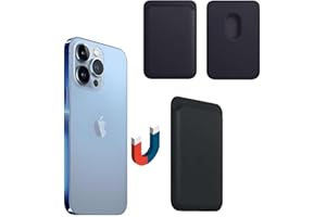 JEYORZY 1 Piezas Tarjeteros Adhesivos, Tarjetero Movil, MagsafeTarjetero magnético, cartera Magsafe de piel, ID Tarjeta Crédito Pocket, Tarjetero Flexible para Llevar tu Documento de Identidad Contigo