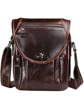 Zhhlaixing Umhängetasche Mens Boys Luxury Waterproof Crossbody Shoulder Bag Handmade Messenger School Bag Christmas...