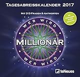 Wer wird Millionär 2017 - Tagesabreisskalender zum Film, Quizkalender mit Tischaufsteller, Wissenskalender - 14,5 x 13,7 cm by