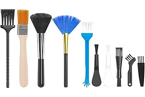 CATOR Paquete de 10 limpieza pc, limpiar pc, kit limpieza teclado de plástico de nylon para limpiar ordenadores, teclados y otros dispositivos.