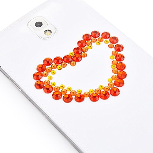 JUSLIN 900 Stück 3mm 4mm 5mm bunte Strasssteine Strass Aufkleber, 1 Stück gebogen Pinzette als Geschenk - 4