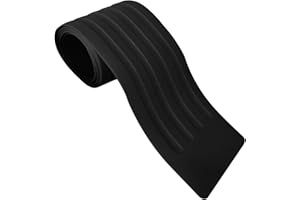 SOWBUD Car Rear Bumper Protector, 104CM Universal Flexible Rubber Self-Adhesive Automobile Bumpers Guard Cover, Anti-Scratch Car Carbon Fiber Rear Bumper Protector Strip for Car SUV Truck, 41''*3.54'', Black