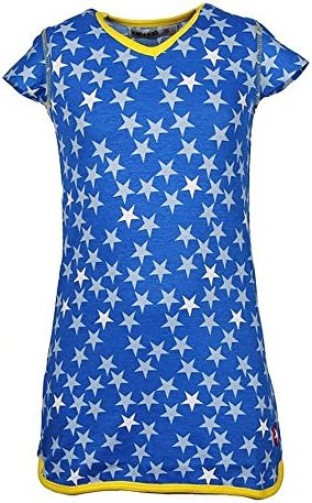 KIK KID Print Dress Blue Star , Girls:74 cm/9 mon