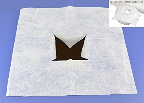 bodyworkzone 500 x Disposable Massage Table FACE Hole Covers