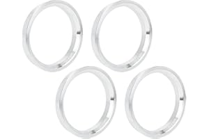 X AUTOHAUX 4pcs Bague de Centrage 66.6 à 57.1mm Jante Aluminium Alliage Voiture Moyeu Anneaux Centriques