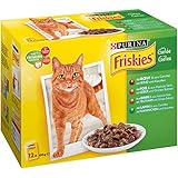  Friskies Mahlzeiten für Erwachsene Katzen Volumen & Saveur wählbar