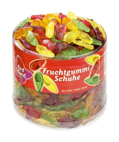 Red Band Fruchtgummi Schuhe, Dose, 6er Pack (6 x 500 St. Dose)