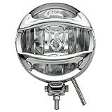 faros redondos de moto fácil de instalar Sumex 3409600 - Juego Faros\"Special 4X4 Ns890\" Largo, Alcance 165 mm, Cromados
