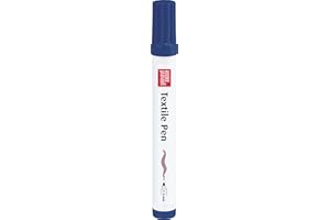 Knorr Prandell Textile Pen Thick, 2-4 mm, Dark Blue